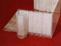 teilweise eingerollter Rollkasten